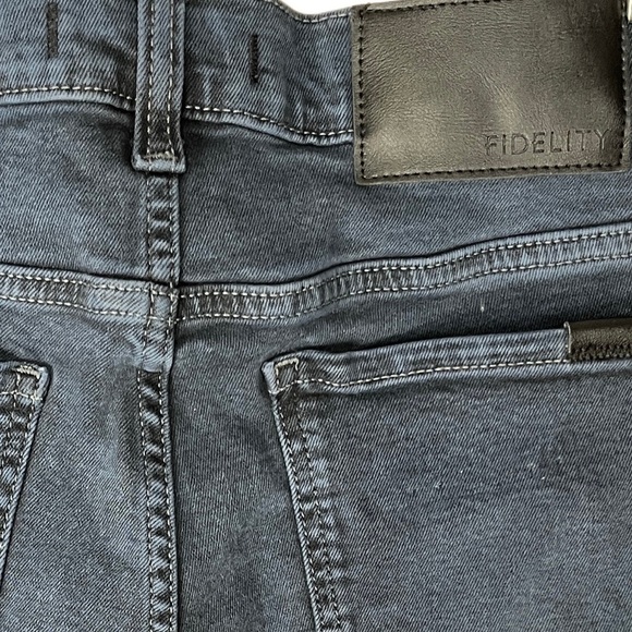 NEW Fidelity Torino Denim Jeans sze 30 Men’s Slim Fit Grey Black Classic - Picture 7 of 16